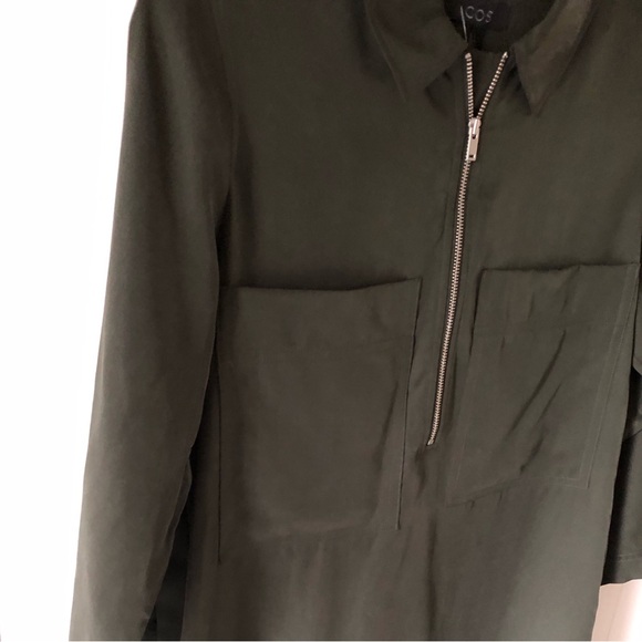 COS Women's Green Zip-Up Dress - Picture 14 of 16